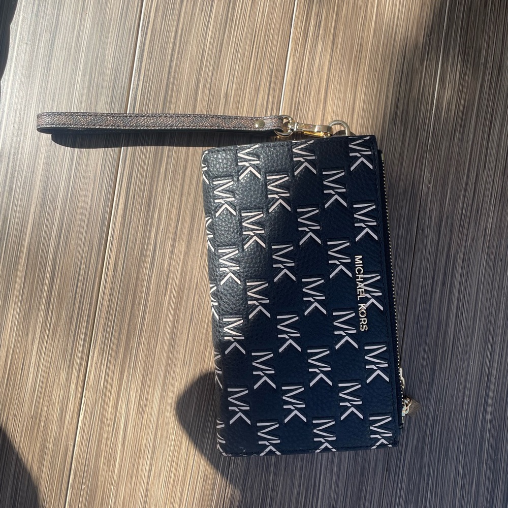 Michael Kors Black Wristlet